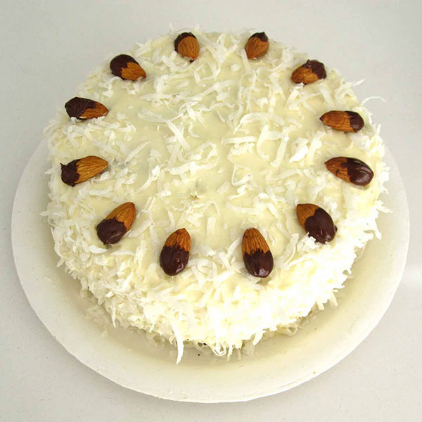 White Forest Almond Cake